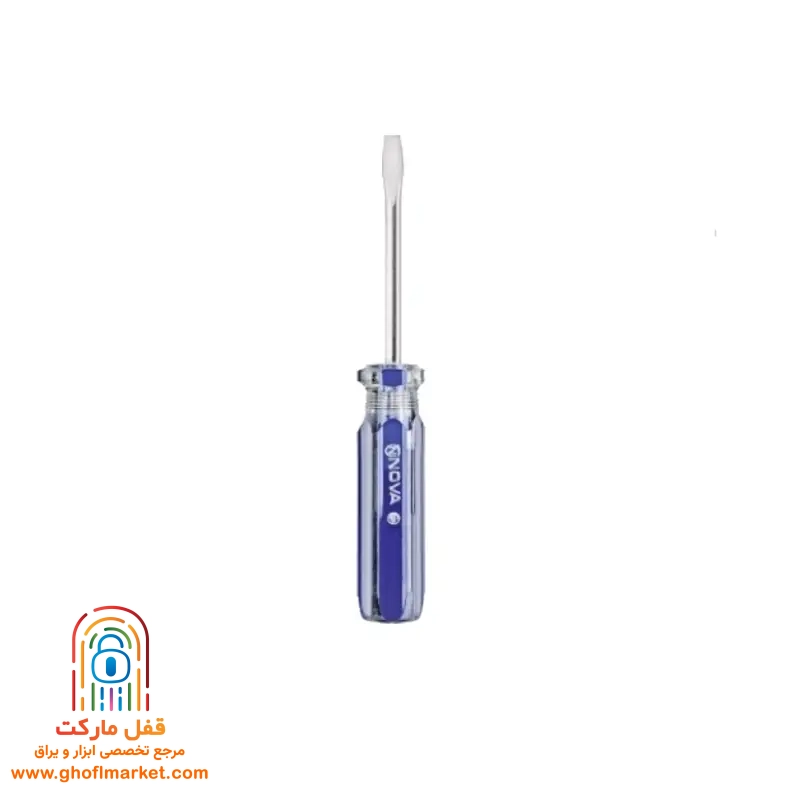 پیچ گوشتی دوسو 200×8 دسته کریستالی نووا مدل NTS-1132