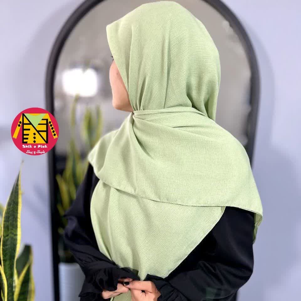 روسری نخی طرح درختی مجلسی در رنگ های متنوع قواره 135 منگوله دار درجه 1