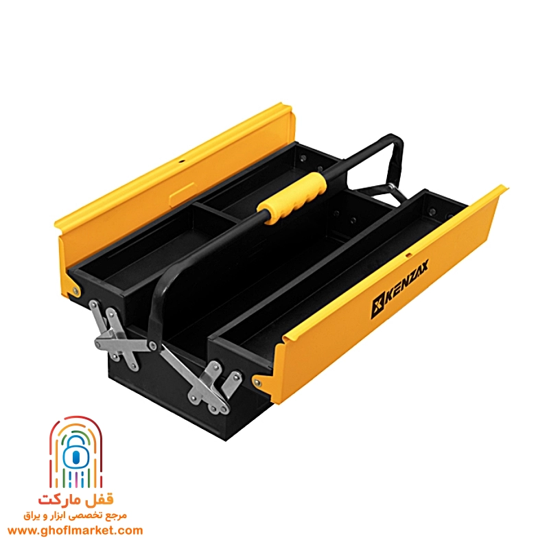 جعبه ابزار فلزی دو طبقه کنزاکس مدل 1502-KTB