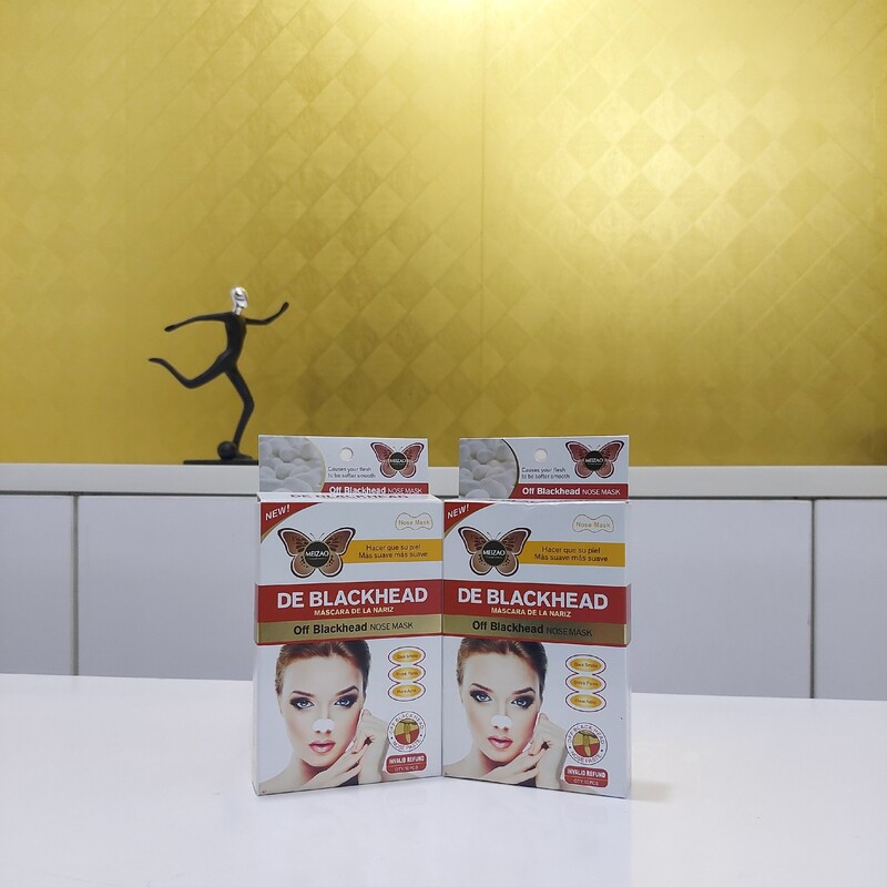 ماسک تخصصی از بین برنده جوش های سرسیاه بینی DE BLACKHEAD لجن سیاه دریایی