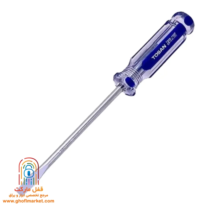 پیچ گوشتی دوسو 100×6 دسته کریستالی توسن مدل T906N-100F