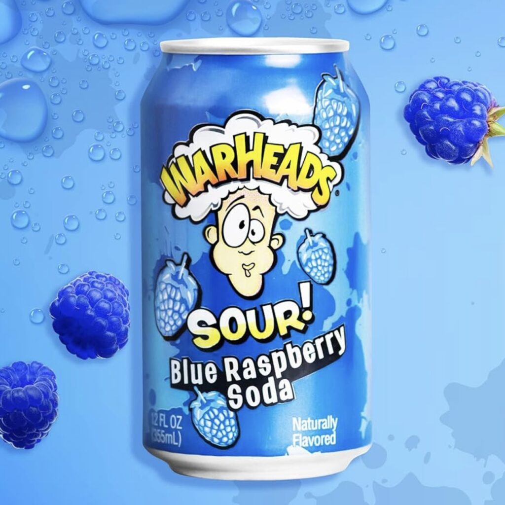 نوشیدنی ترش برند WARHEADS SOUR با طعم بلوبری ۳۵۵ml