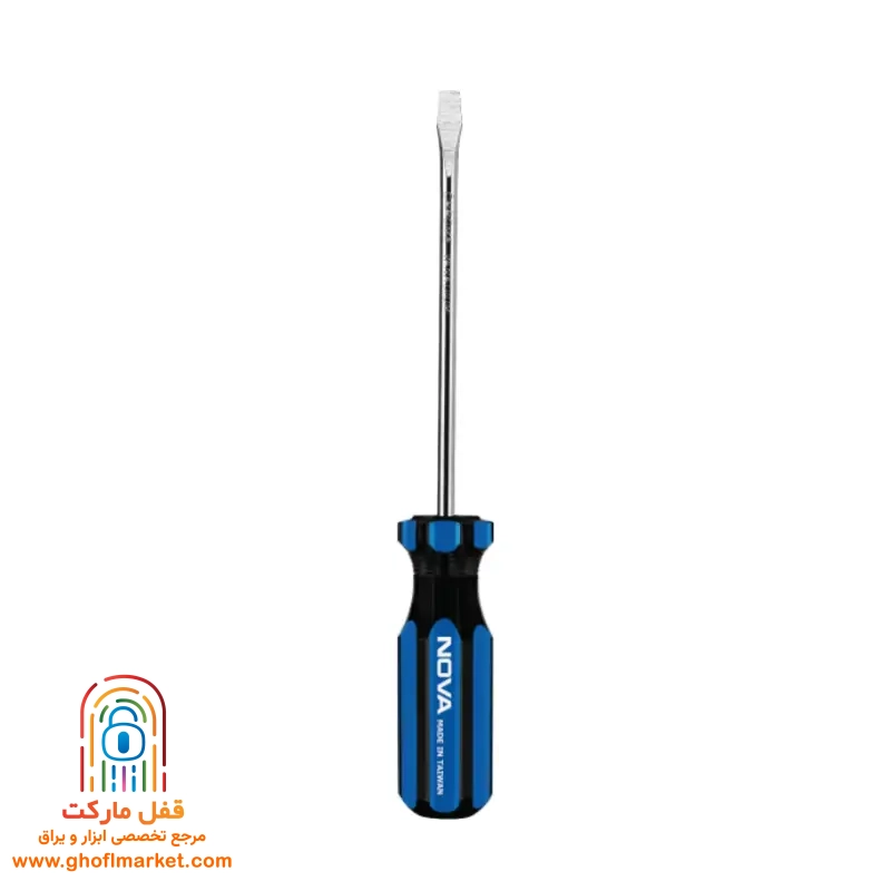 پیچ گوشتی دوسو 200×8 دسته سلولزی تایوان نووا مدل NTS-1711