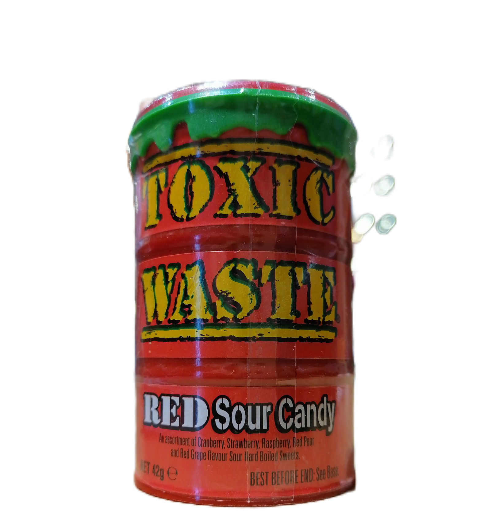 آب‌نبات ترش تاکیسک ویست toxic waste red sour candy