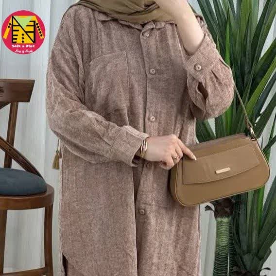 تونیک مانتویی نرم و لطیف نوا مراکشی پاییزه زنانه