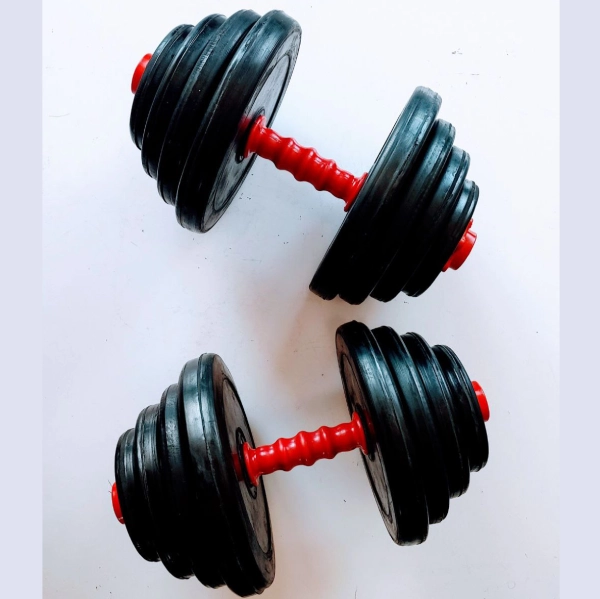 دمبل متغیر ( بوش فلزی ) solide steel ست 20 کیلویی