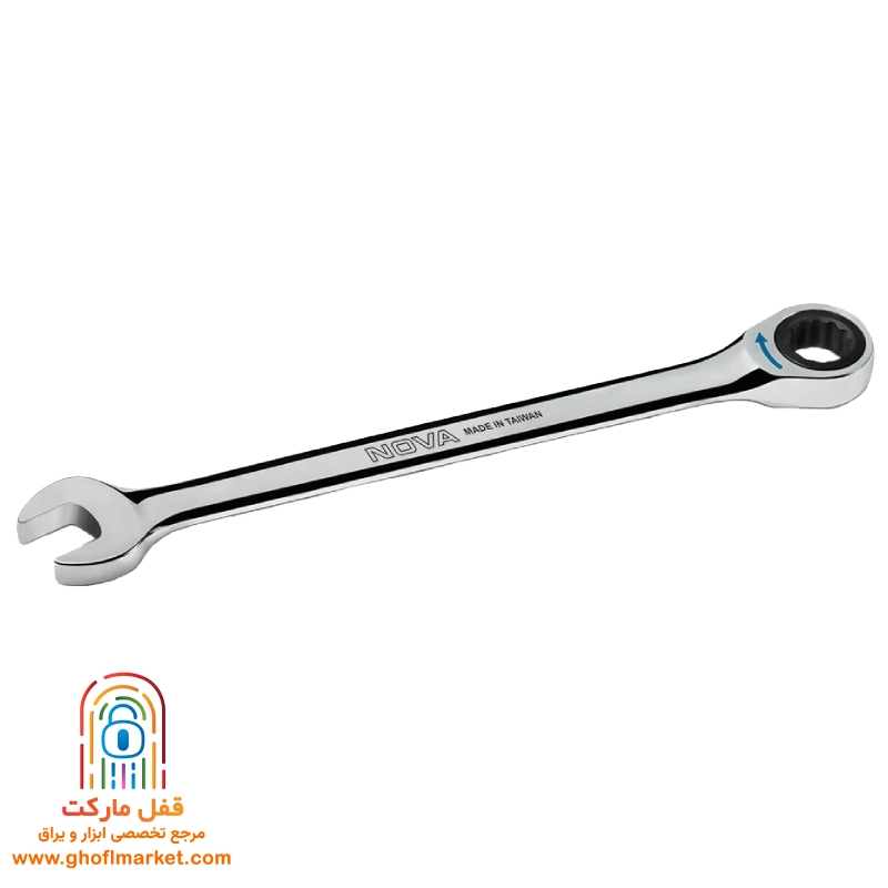 آچار یکسر تخت یکسر جغجغه سایز 17 نووا مدل 1317-NTG