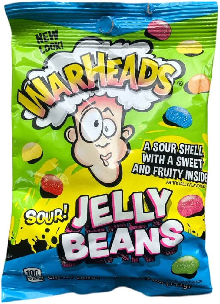 آبنبات ترش وارهد جیلی بیلی warheads
