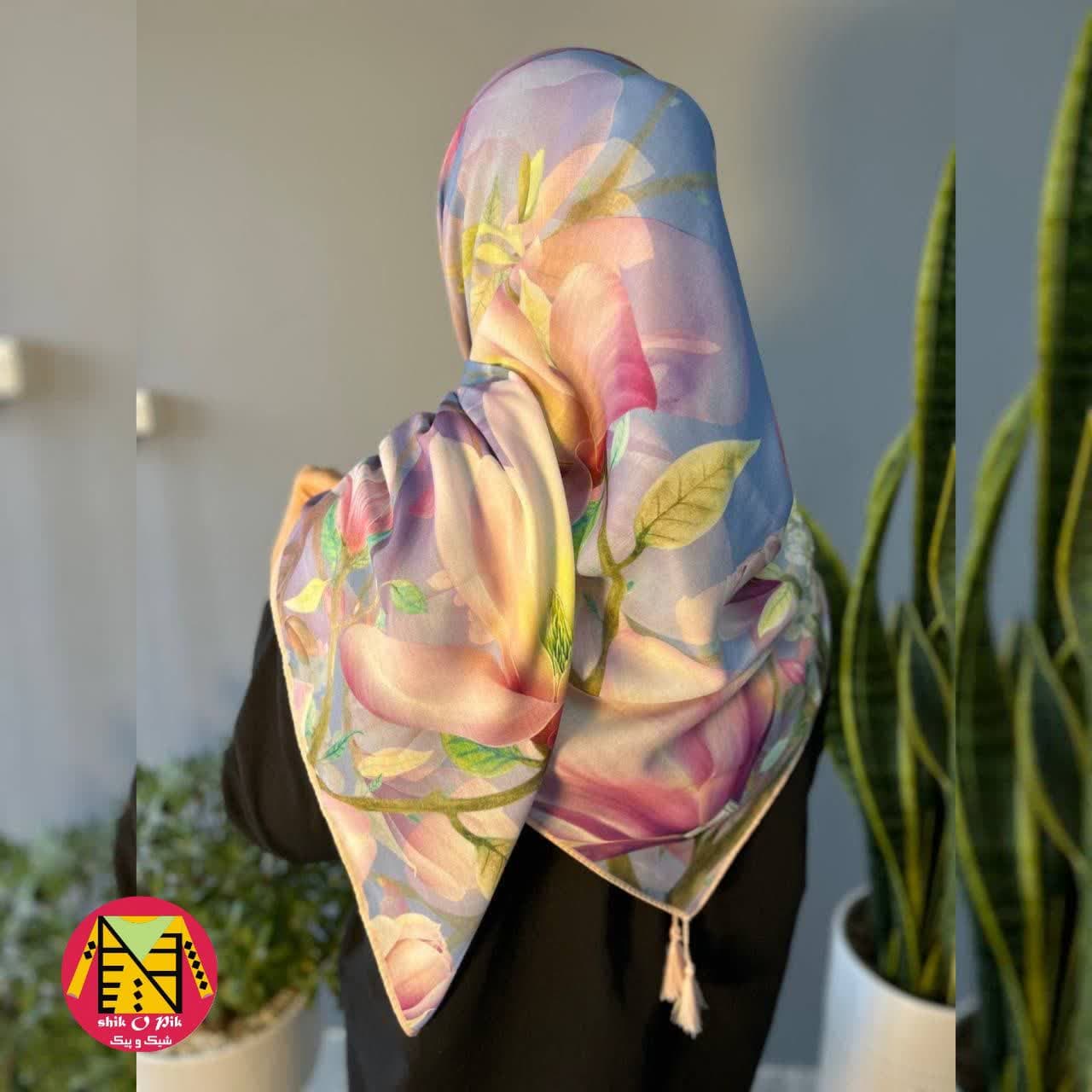 روسری سوپر نخ قواره 120 درجه 1 - کد شماره 11