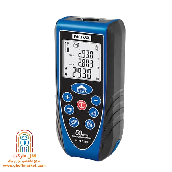 متر لیزری نور قرمز 50 متری نووا مدل NTM-5150