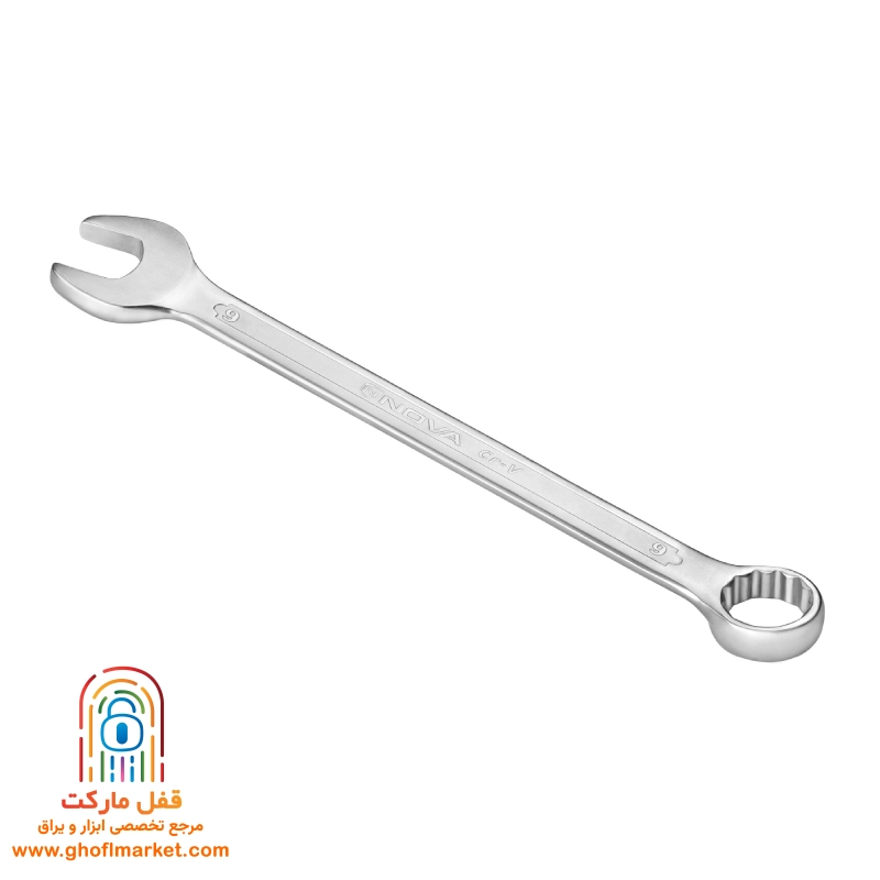 آچار یکسر تخت یکسر رینگی سایز 9 نووا مدل NTS-1020