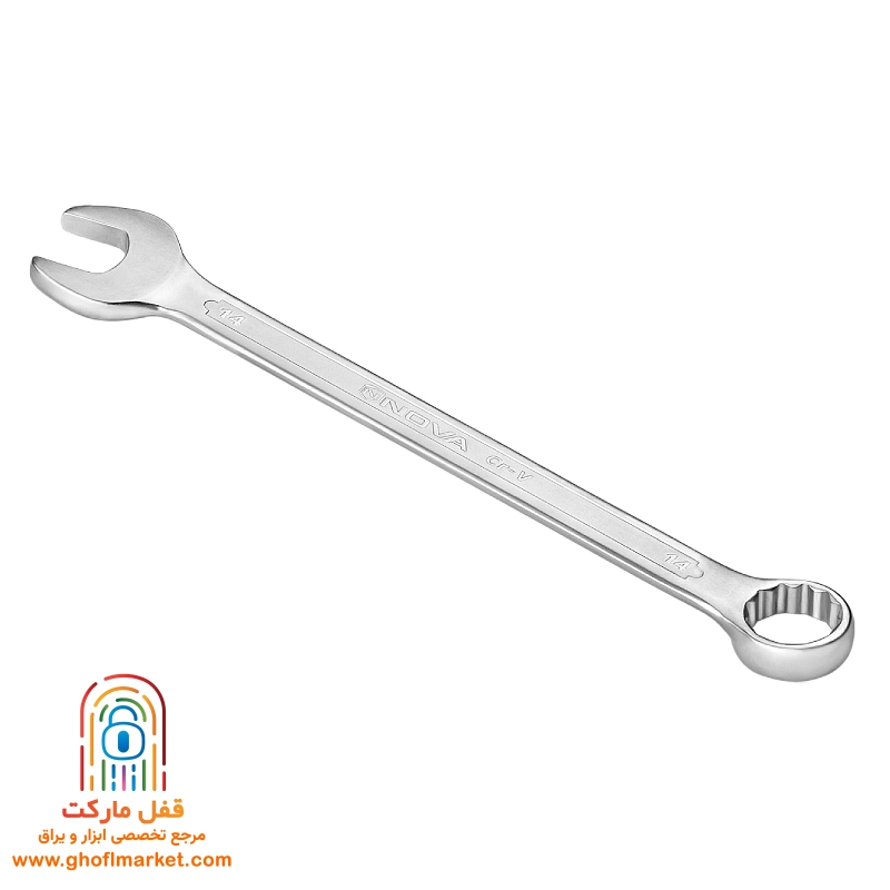 آچار یکسر تخت یکسر رینگی سایز 14 نووا مدل 1025