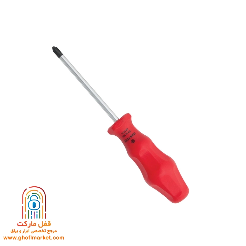 پیچ گوشتی چهار سو 75×1 ایران پتک مدل QA-1012