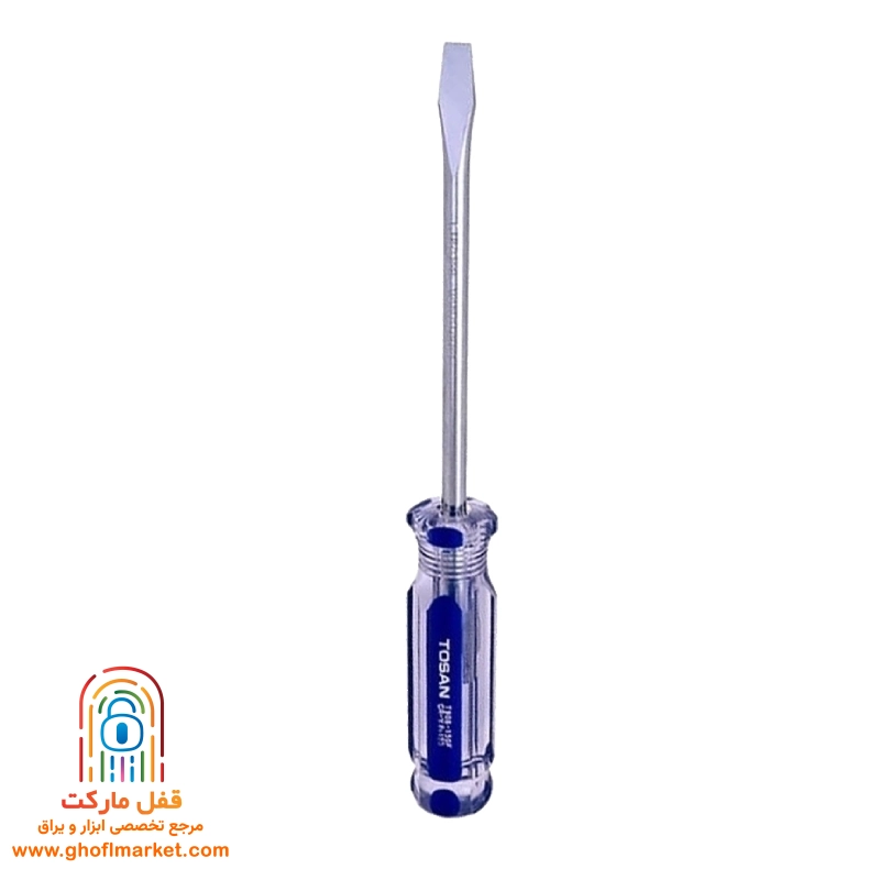 پیچ گوشتی دوسو 125×6 دسته کریستالی توسن مدل T906N-125F