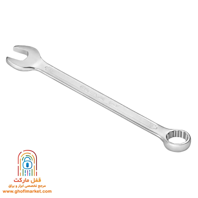 آچار یکسر تخت یکسر رینگی سایز 15 نوا مدل NTS-1026