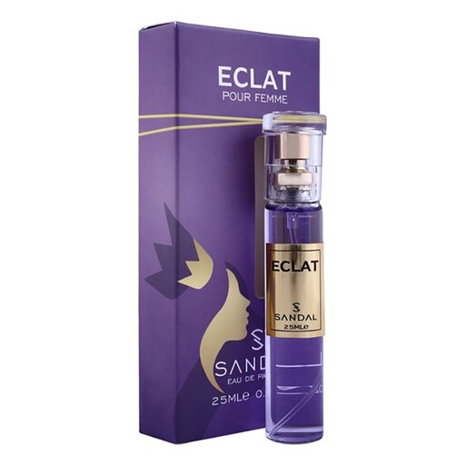 عطر جیبی زنانه صندل مدل  اکلت حجم 25 میلی لیتر