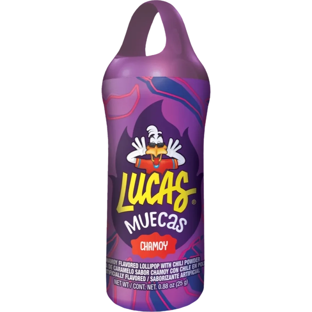 آب‌نبات به همراه پودر ترش لوکاس Lucasطعم گیلاس